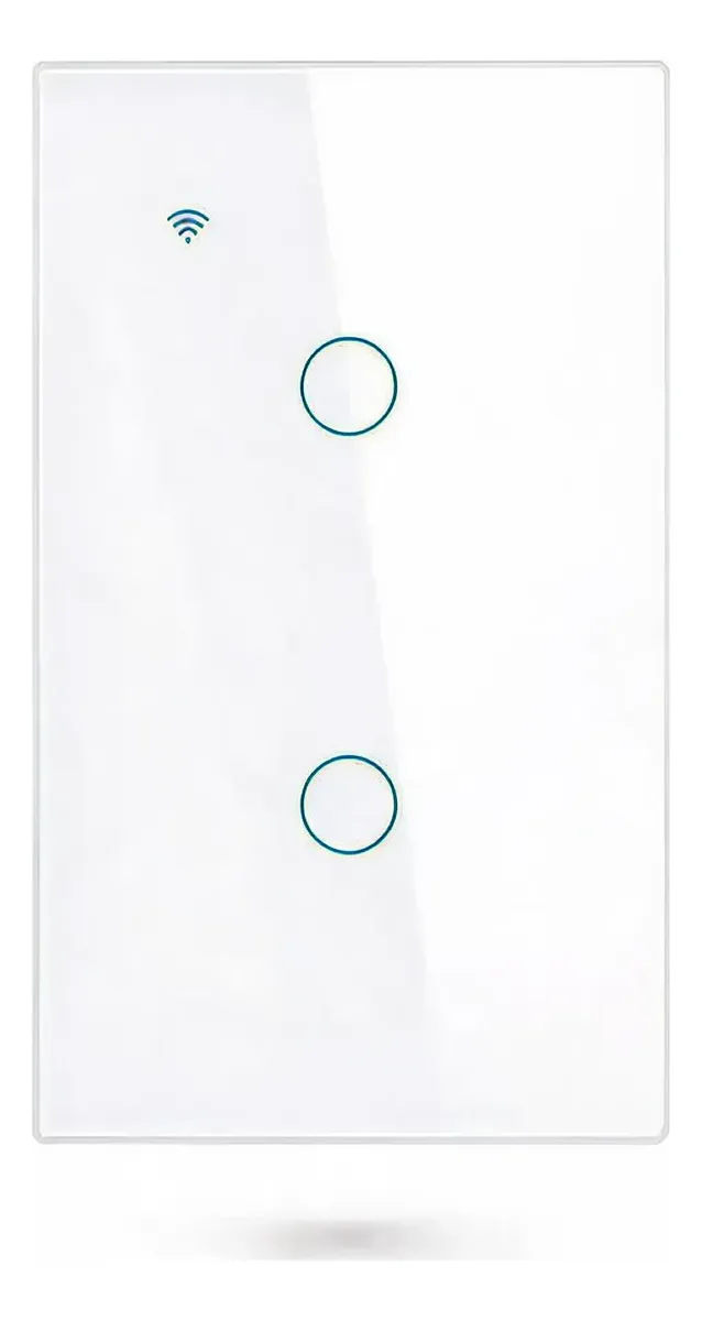 SMART INTERRUPTOR DOBLE WIFI TUYA BLANCO 86UC