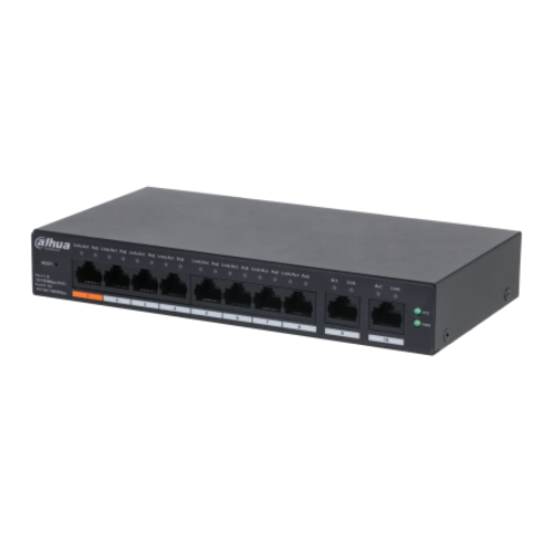 DAHUA Switch PoE de 10 Puertos / 60Watts Totales/ 1 Pto Hasta 60W/ 2 P - imagen 2