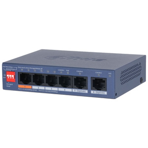 DAHUA 6-Port Cloud Managed Desktop Switch with 4-Port