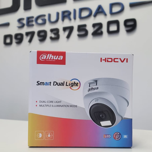 Dahua Camara Domo 1080P [2MP] con Audio Lente 2.8mm Smart Dual Light